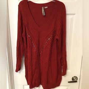 Plus Size Pennington’s V neck Sweater